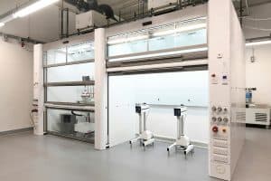 Extra-large walk-in fume cupboards, GEIC
