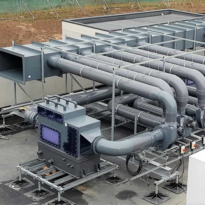 Fume scrubber Wet scrubber Fume cupboard scrubber CLEAN AIR